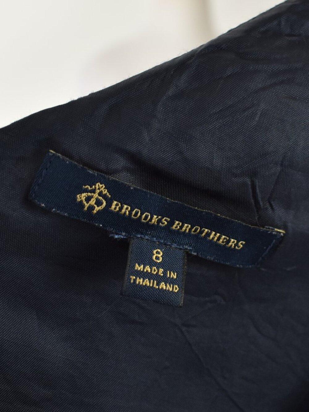 Brooks Brothers Classic Stripe Sheath Dress - 8 - Picture 9 of 9